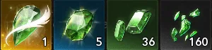 What we gathered in the hour: 1 Radiant Odyle, 5 Pure Odyle, 36 Fine Odyle and 160 Odyle